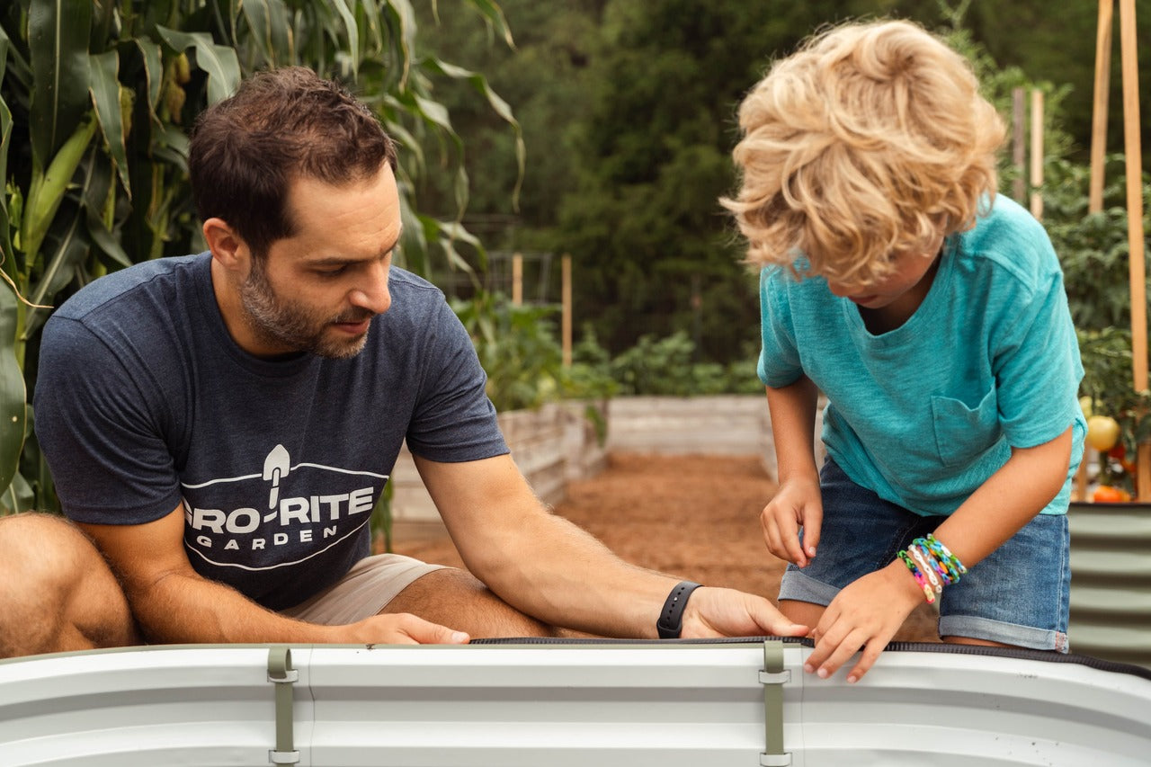 Gro-Rite Metal Raised Garden Beds - 17" "Just Right" Height