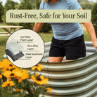 Metal Raised Garden Bed Kit - Rust Free and Corrosion Resistant