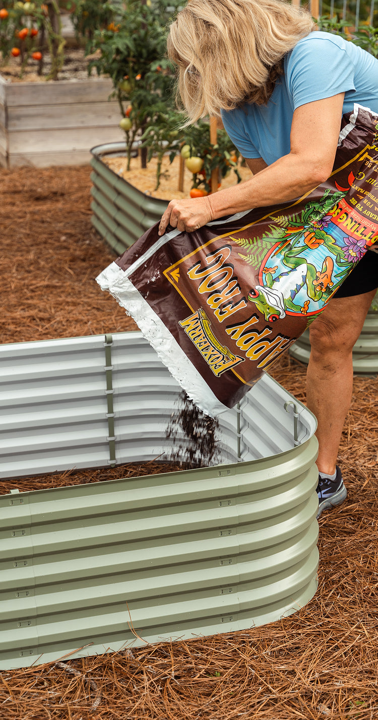 Premium Metal Raised Garden Beds | No Tools Needed | Gro-Rite Garden