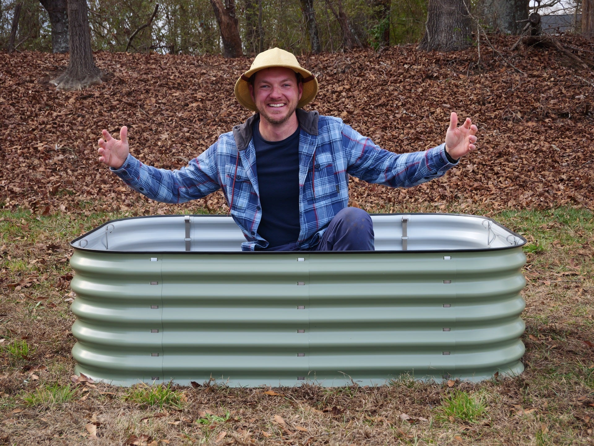 The Story of Gro-Rite Garden - Justin PUMPED about Gro-Rite metal raised beds